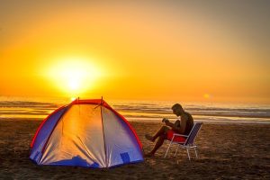 camping indépendant avec emplacement plage en France